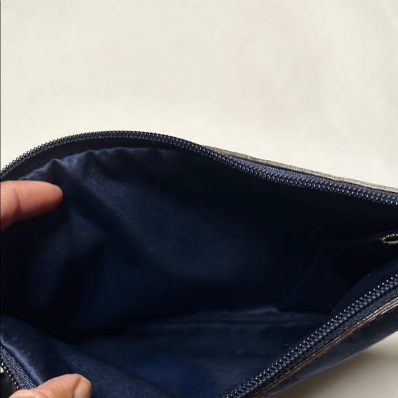 Coach Blue and Sequin Signature Wristlet! - Picture 5 of 7